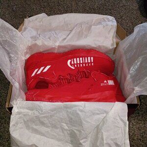 Adidas Dame 7 EXTPLY Basketball Shoe- Red/White H68989